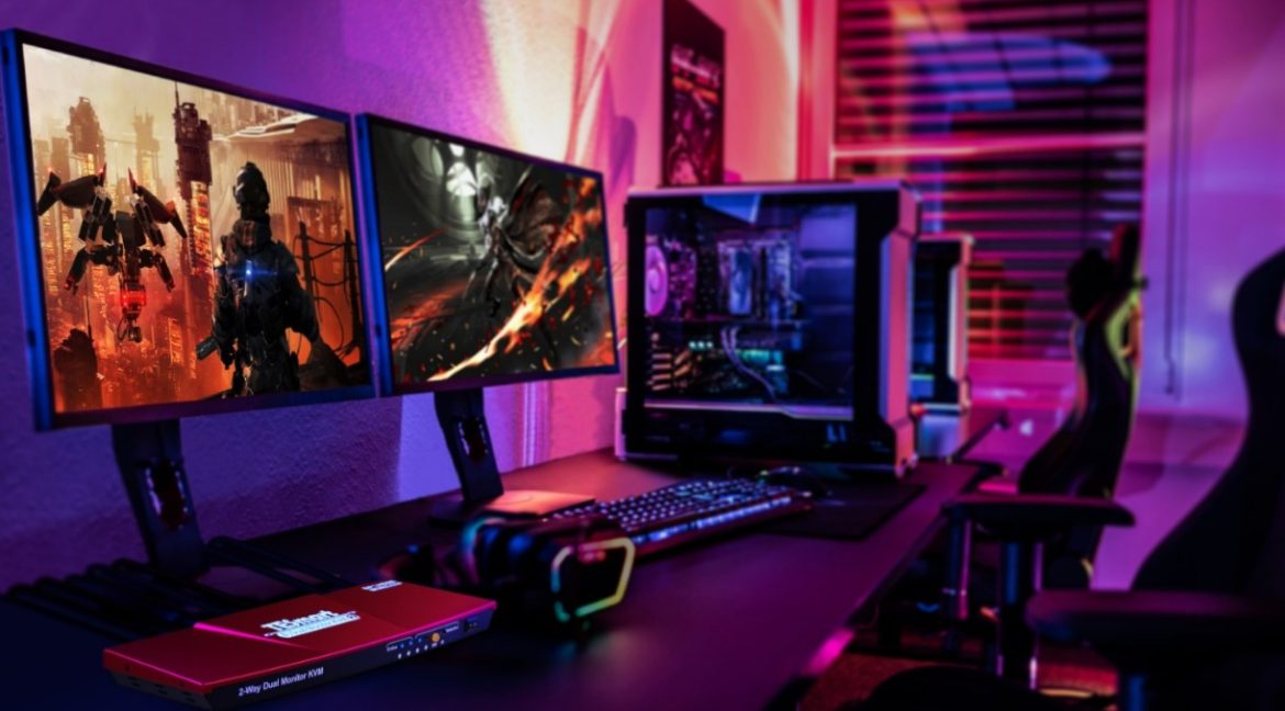 Triple Monitor KVM Switch