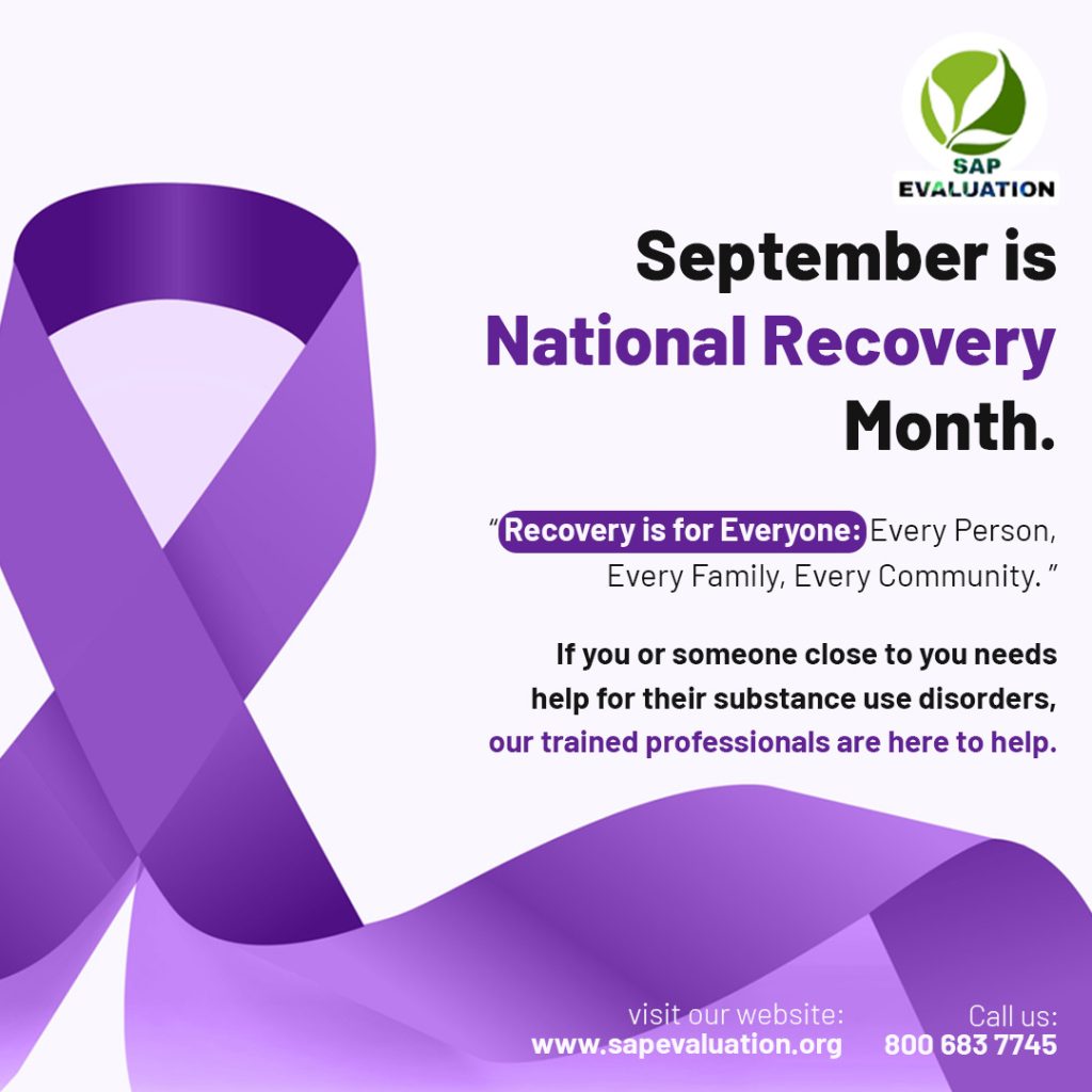 September is Natural Recovery Month - SAP Evaluation