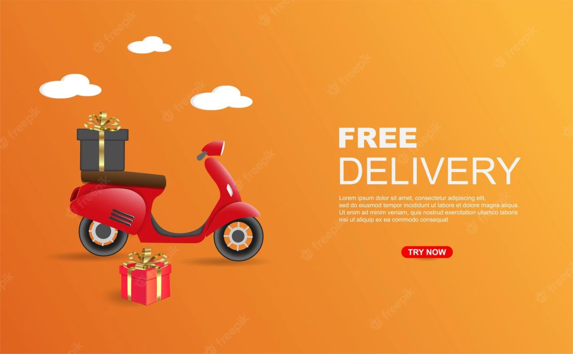 free-delivery-package-by-scooter