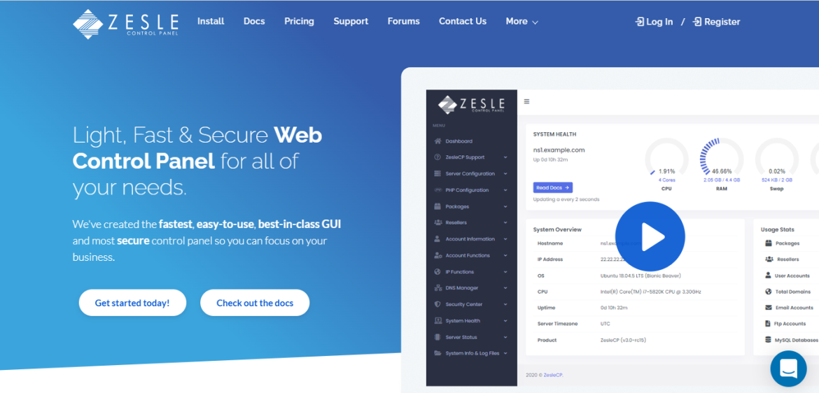 Best Web Hosting Control Panel List for Linux