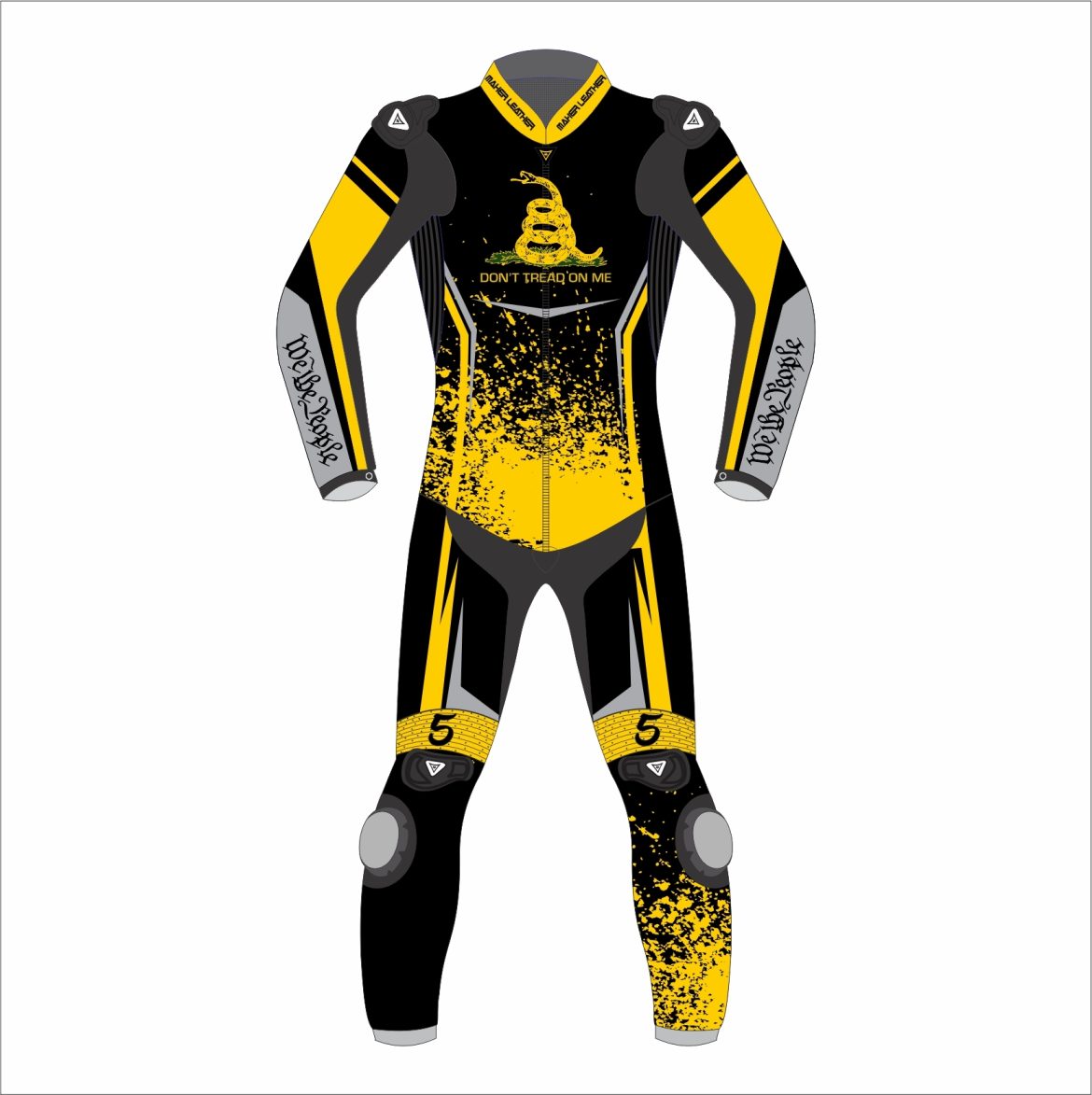 Racing motorcycle leather suits
