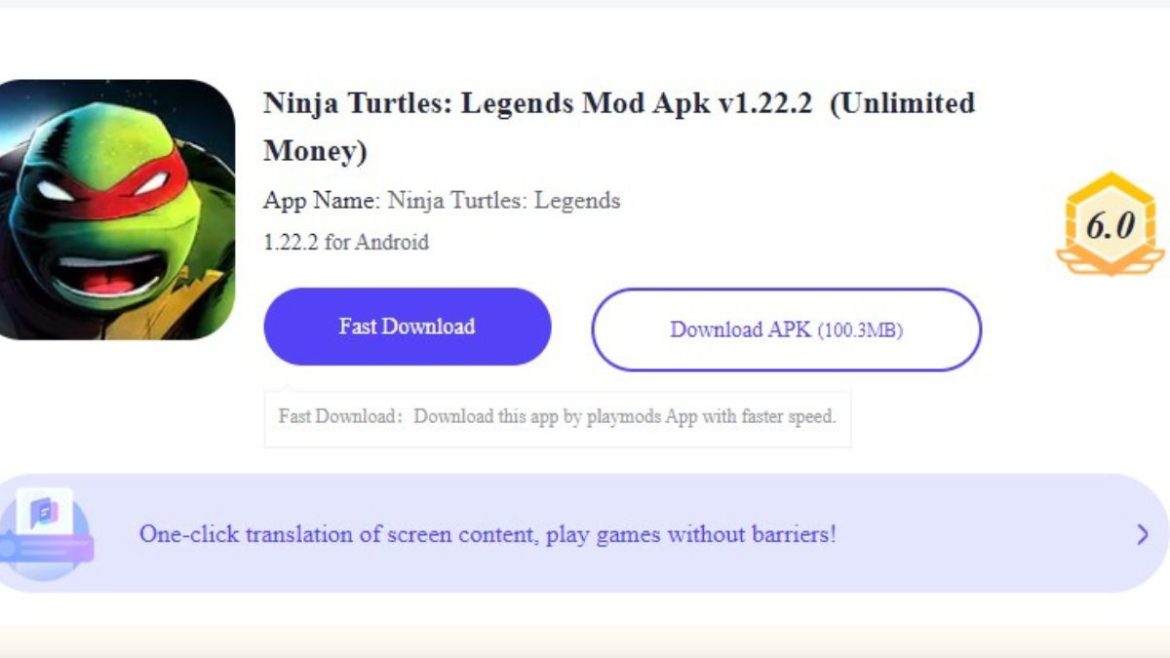Download The Newest Ninja Turtles Legends Mod Apk For Free