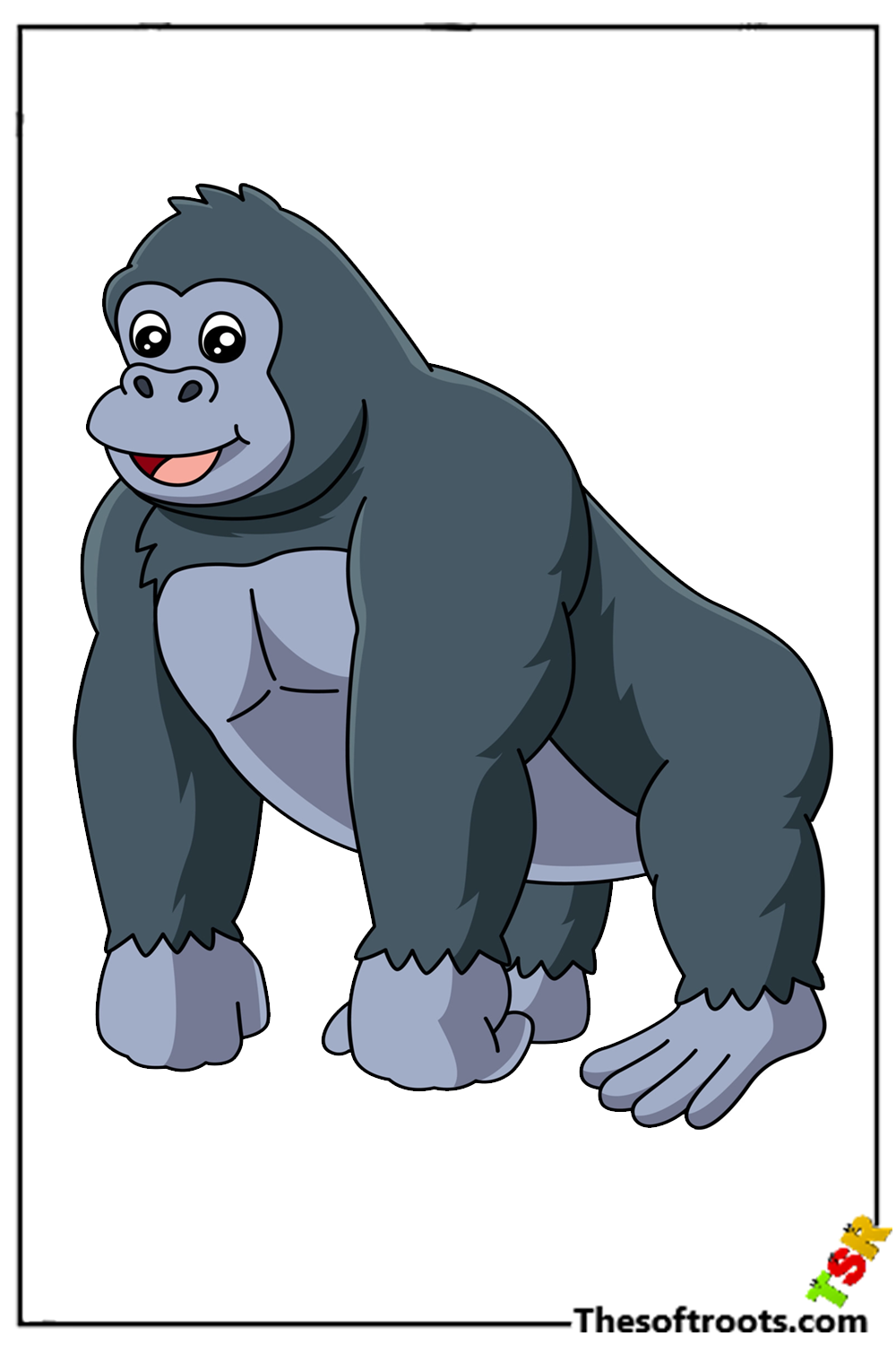 How to Draw Gorilla Drawing