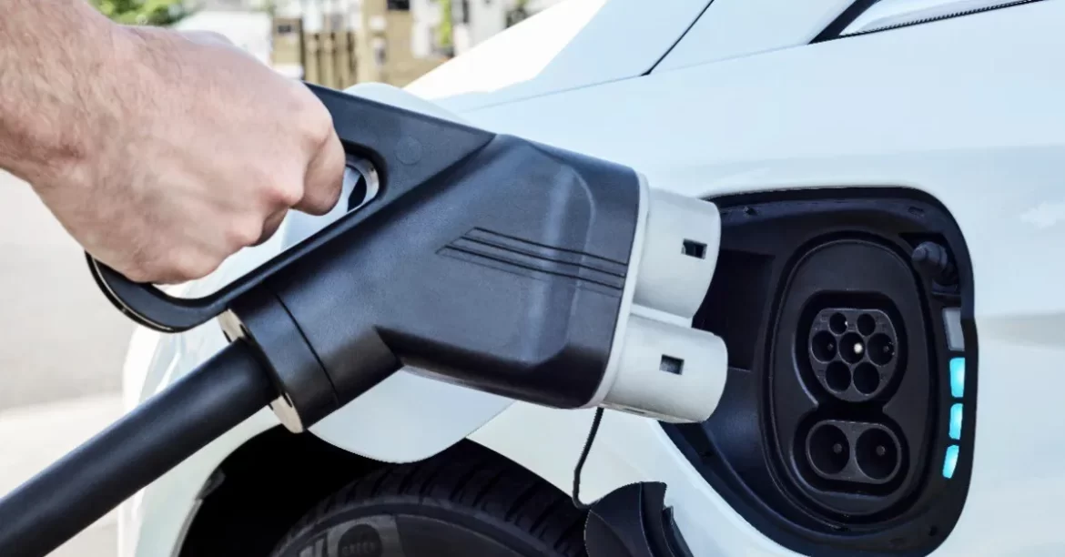 Electric car charging station