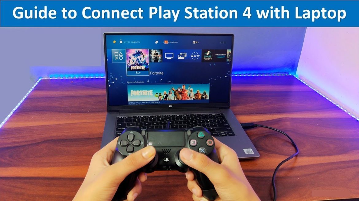 How to connect ps4 to laptop via HDMI