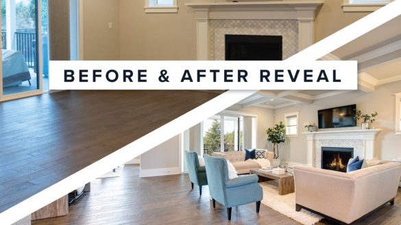 Home staging before and after