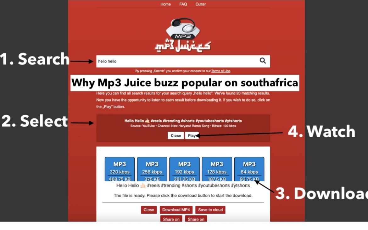 Why Mp3juice buzz popular on southafrica