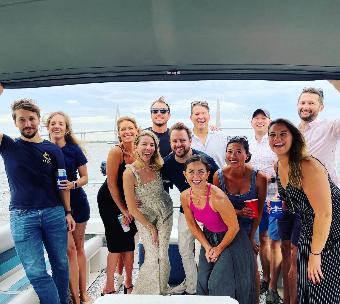 private sunset cruise for couples in Charleston SC