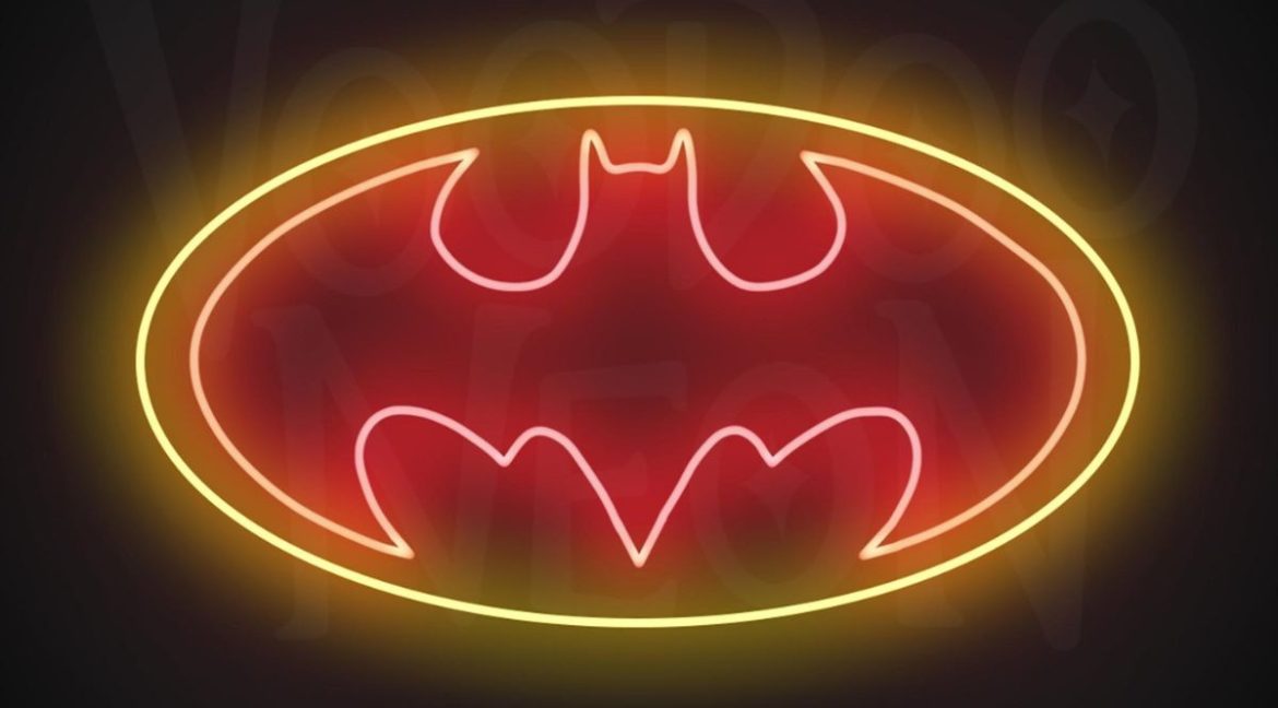 Famous fictional characters in lovely LED neon wall art